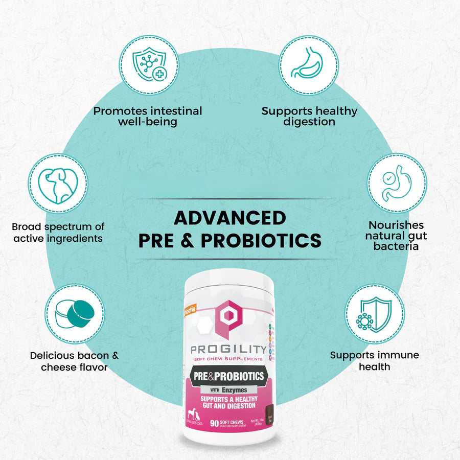 PRE & PROBIOTICS SOFT CHEW SUPPLEMENTS